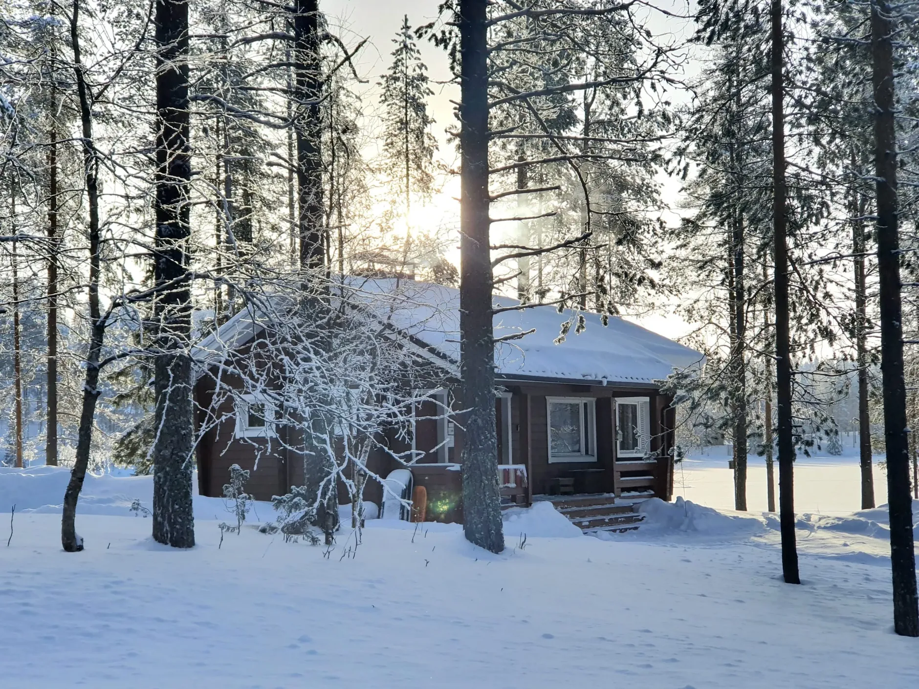 Rantamökki 28 talvella